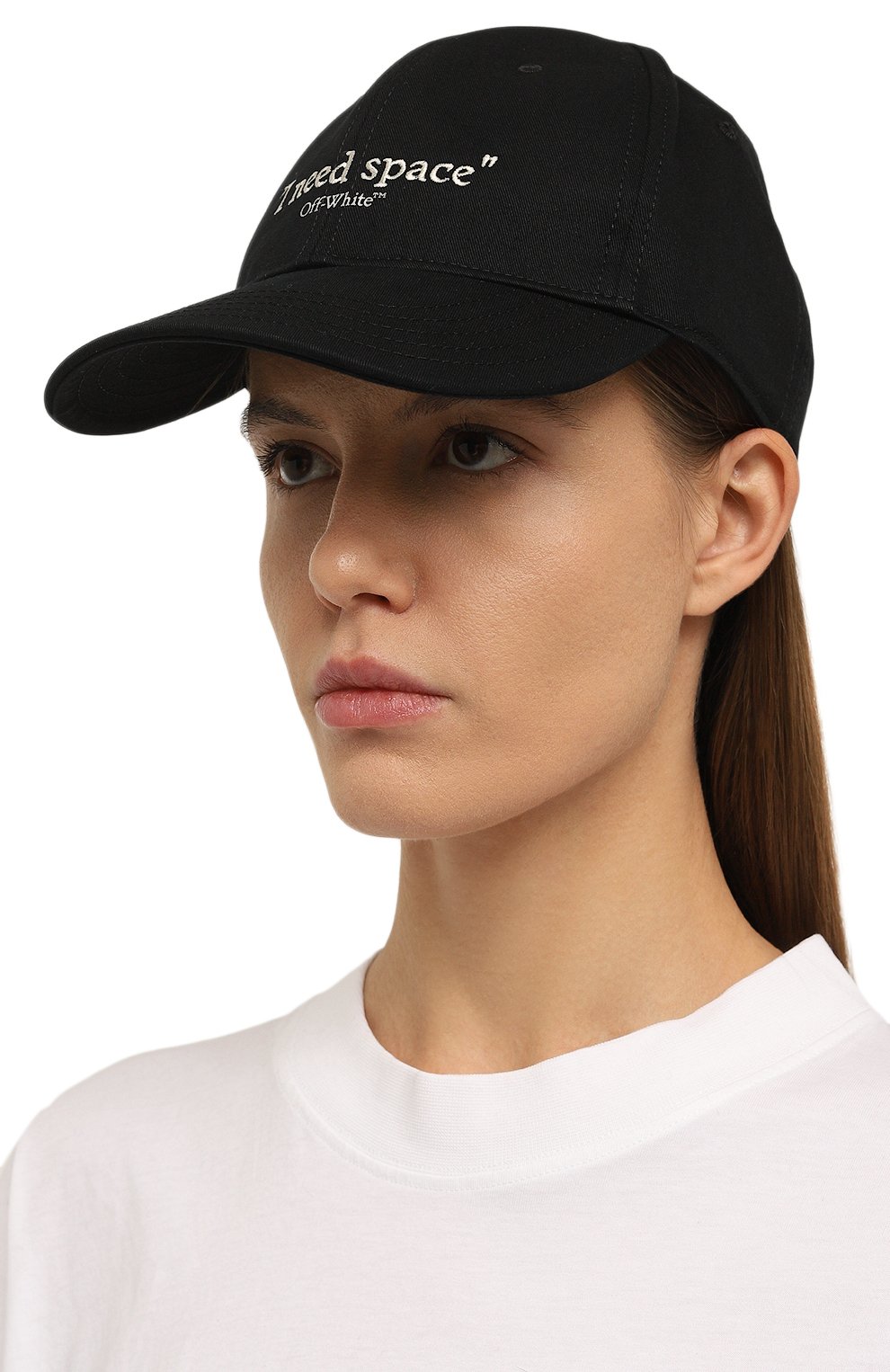 Хлопковая бейсболка OFF-WHITE, арт. 0WLB044F23FAB015, фото 2