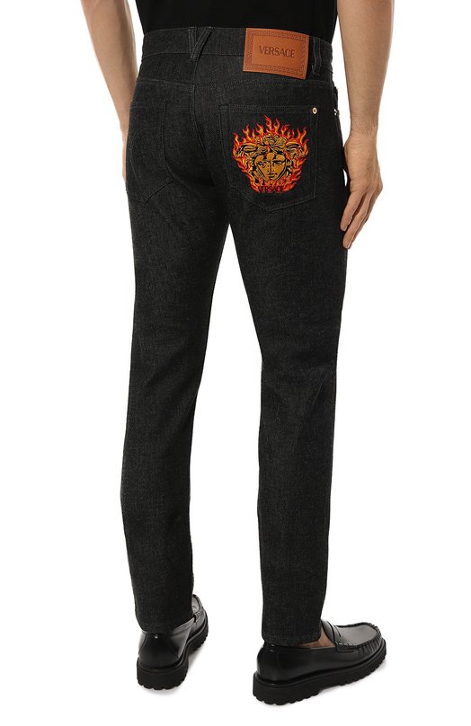 Джинсы Versace 1006078/1A07716 Серый  1006078/1A07716 Фото 4
