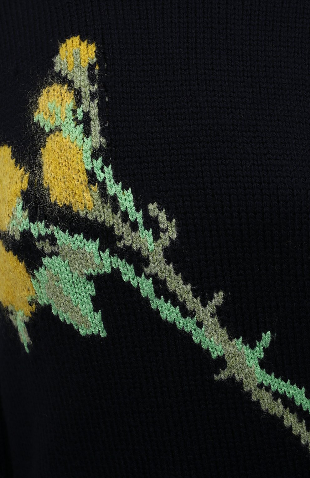 Шерстяной свитер BERNADETTE темно-синего цвета по цене 88400 руб., арт. PS22-KNIT-PULL-S0F-MER-1, фото 5 Шерстяной свитер BERNADETTE, арт. PS22-KNIT-PULL-S0F-MER-1, фото 5