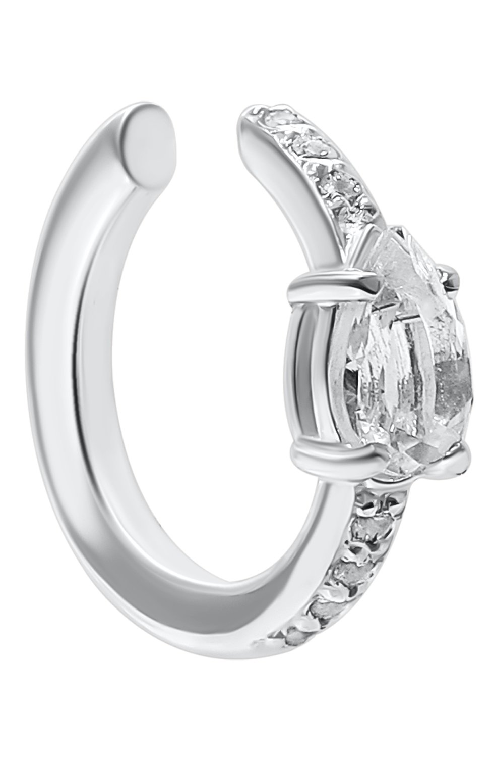 Кафф с белым топазом MOONKA, арт. ec-c-wtpz, фото 1