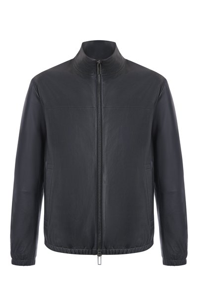 Мужской кожаный бомбер EMPORIO ARMANI, арт. 01R55P/01P54