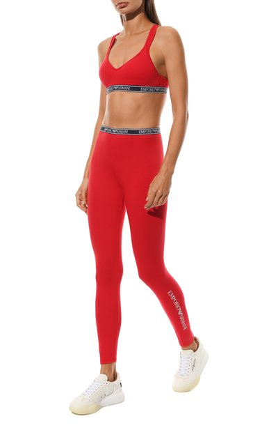 Хлопковые легинсы EMPORIO ARMANI, арт. 164568/2R227, фото 2