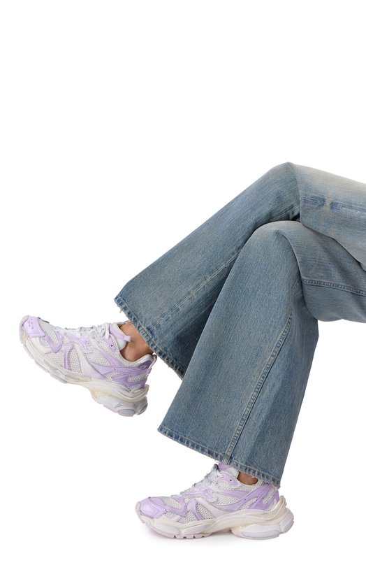 Текстильные кроссовки Runner 2.0 Balenciaga 779064/WRN2G Серый  779064/WRN2G Фото 2