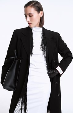 Женская сумка-тоут sicily shopper large DOLCE & GABBANA черного цвета, арт. BB7727/B7321 | Фото 8 (Материал: Натуральная кожа; Материал сплава: Проставлено; Размер: large; Драгоценные камни: Проставлено)