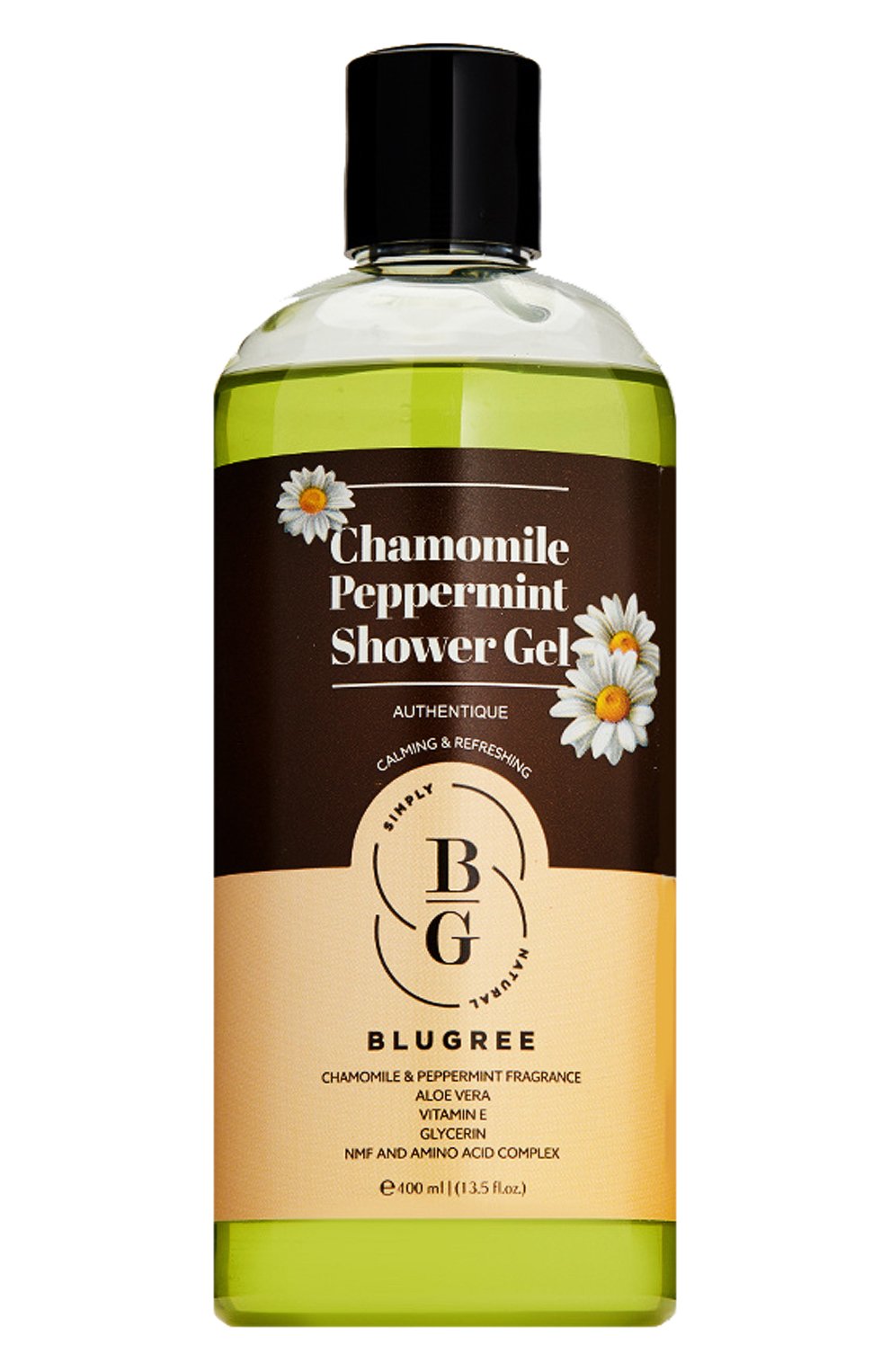 Гель для душа ромашка-мята перечная (400ml) BLUGREE, арт. 8682983900229, фото 1