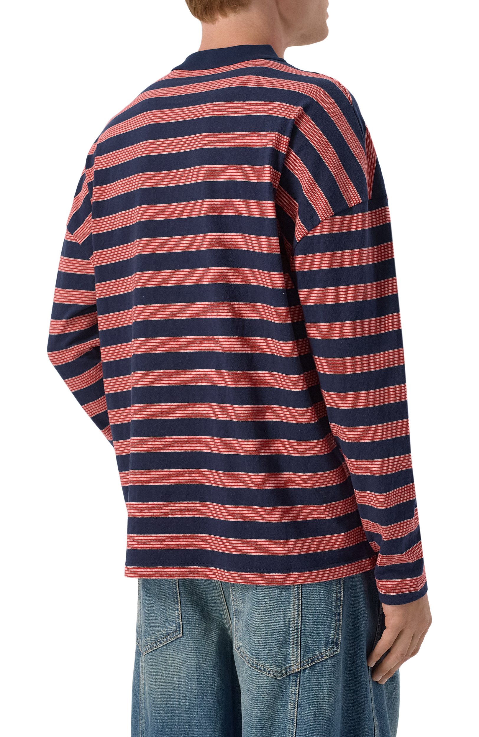 Хлопковый лонгслив JIL SANDER, арт. J22GC0262/J20389, фото 4