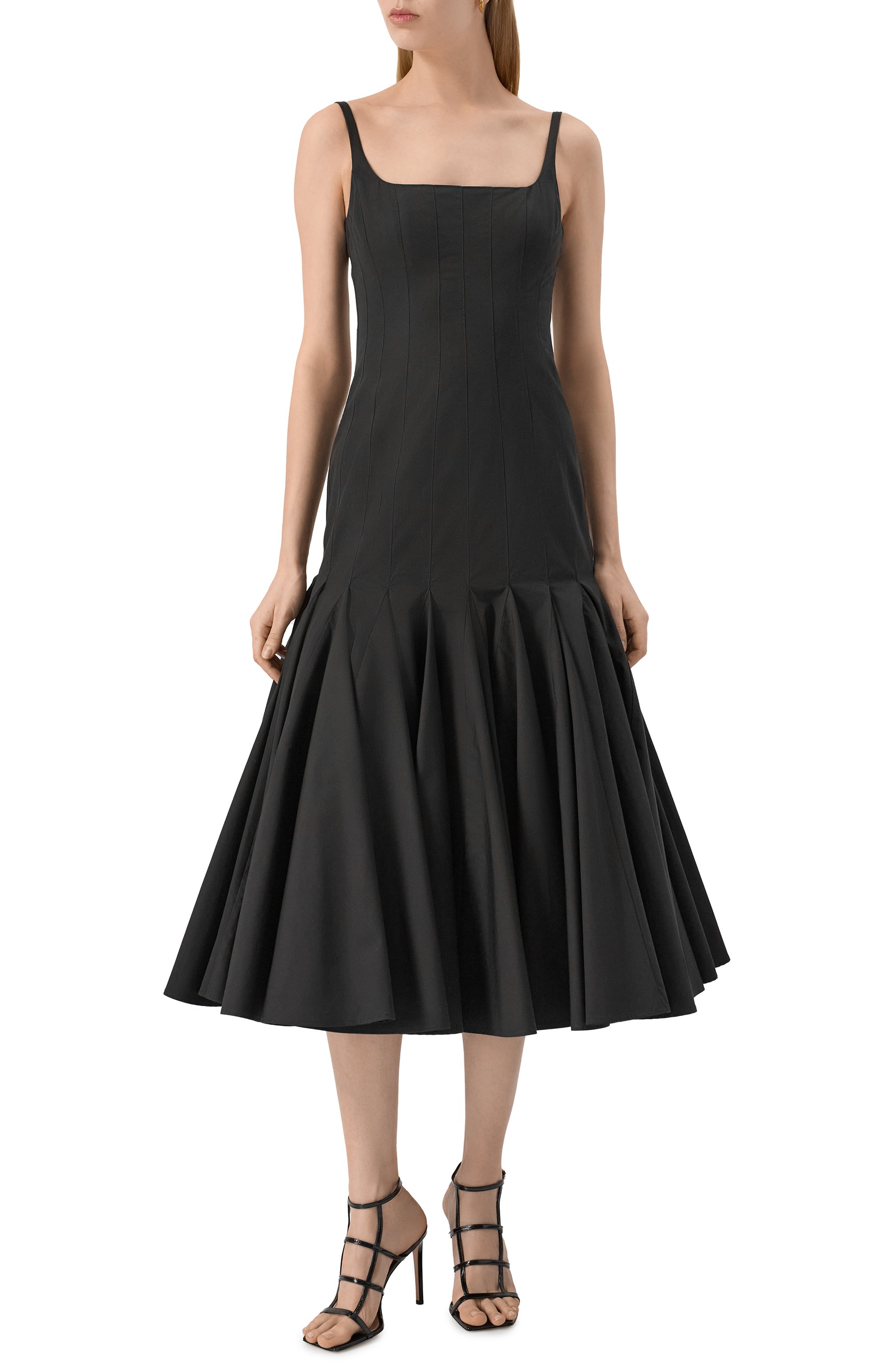 Хлопковое платье JACQUEMUS, арт. 25E/251DR224-1519, фото 3