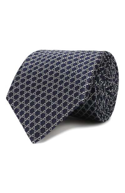 Мужской шелковый галстук CANALI, арт. 18/HJ02088