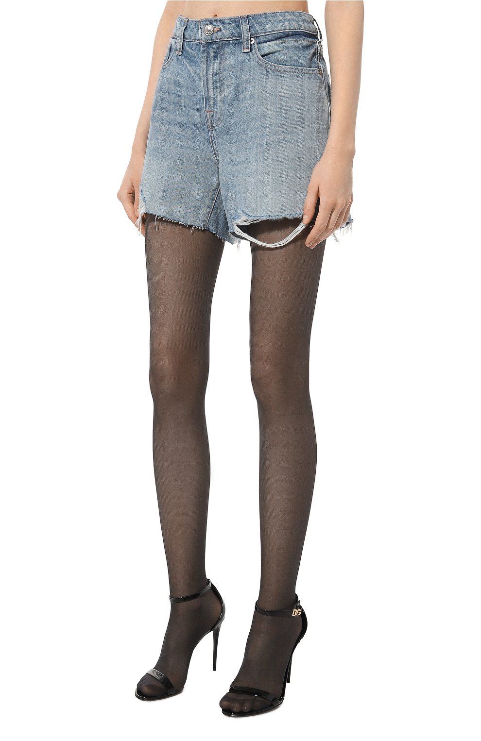 Джинсовые шорты 7 FOR ALL MANKIND, арт. JSRS5550WS, фото 3