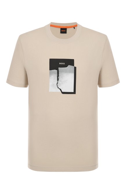 Мужская хлопковая футболка BOSS ORANGE, арт. 50554640