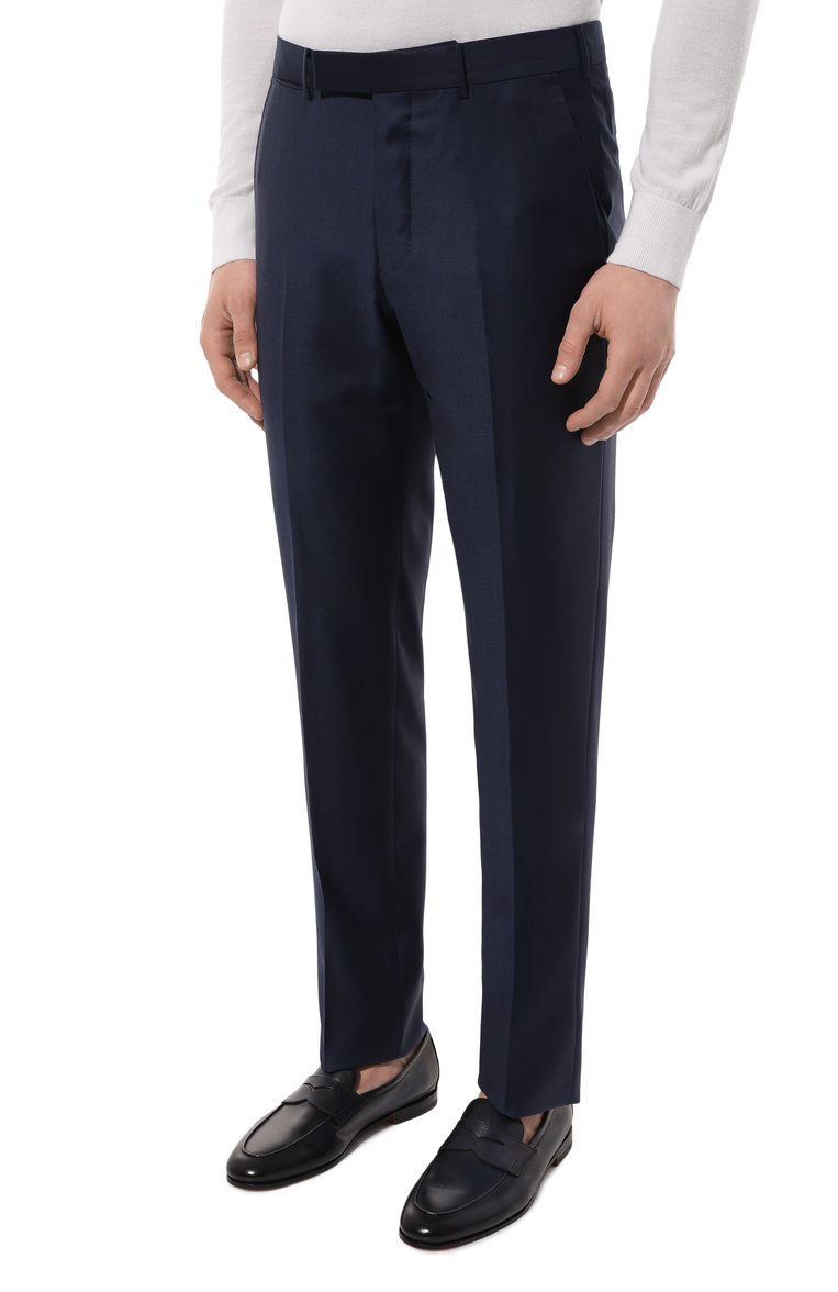 Шерстяные брюки ZEGNA, арт. 726F10A7/75TB12, фото 1