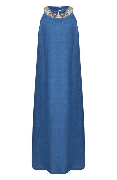 Женское льняное платье 120% LINO, арт. R0W4501/B317/S02