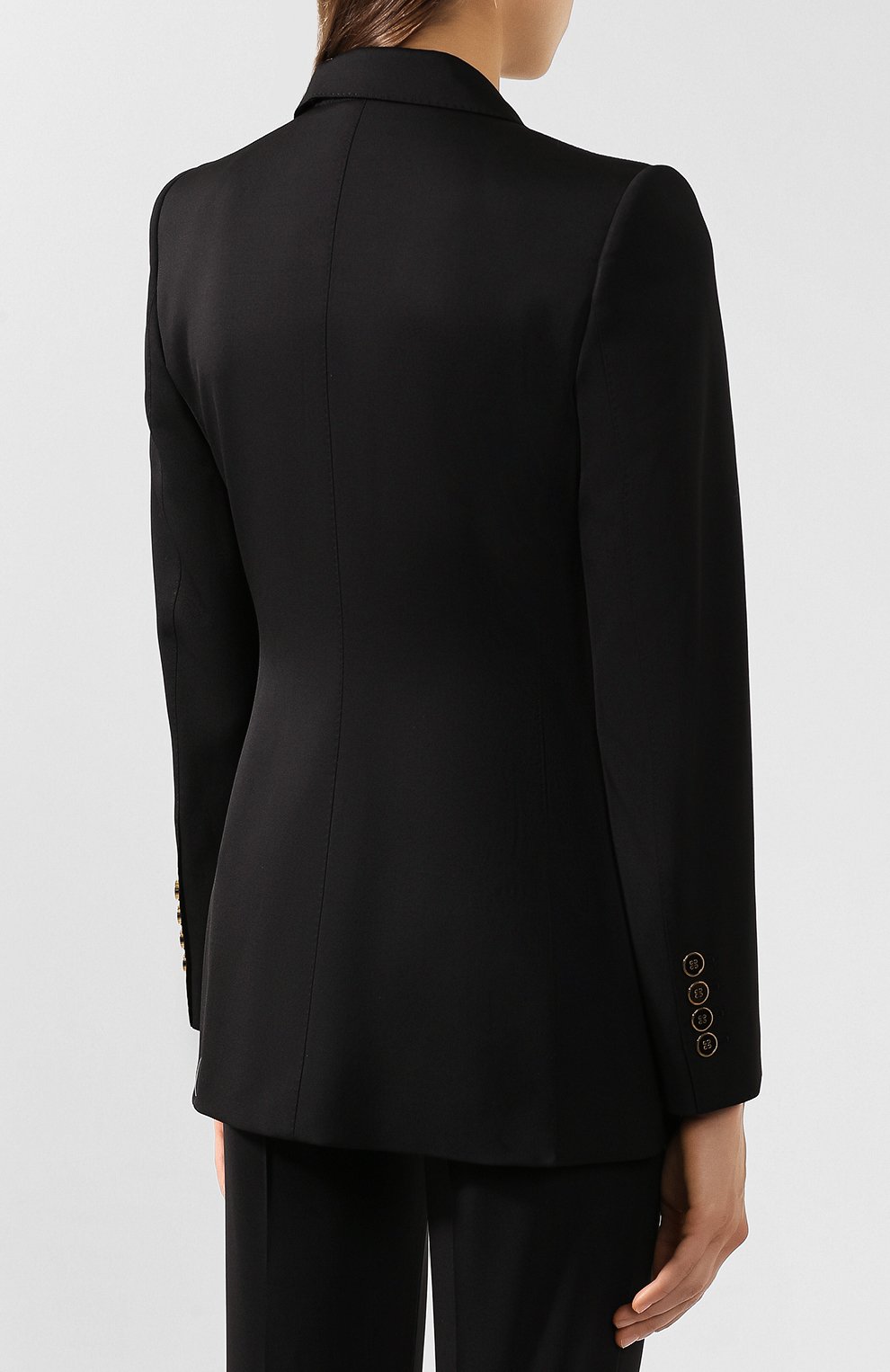 Жакет из смеси шерсти и шелка DOLCE & GABBANA, арт. F296TT/FUBD6, фото 4