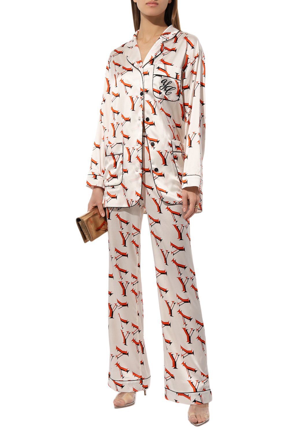 Атласная блузка YANINA, арт. T-2420A/3, фото 2