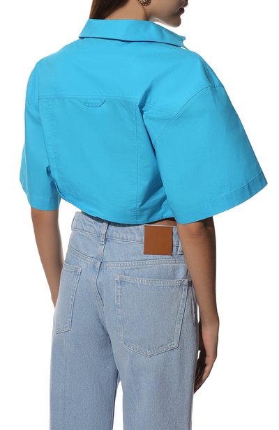 Хлопковая рубашка JACQUEMUS, арт. 211SH008-1012, фото 4