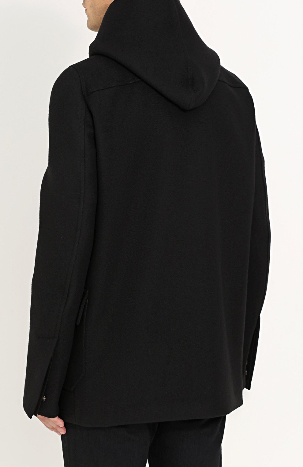 Шерстяной дафлкот с капюшоном RICK OWENS, арт. RU/17F8778/SHM, фото 4