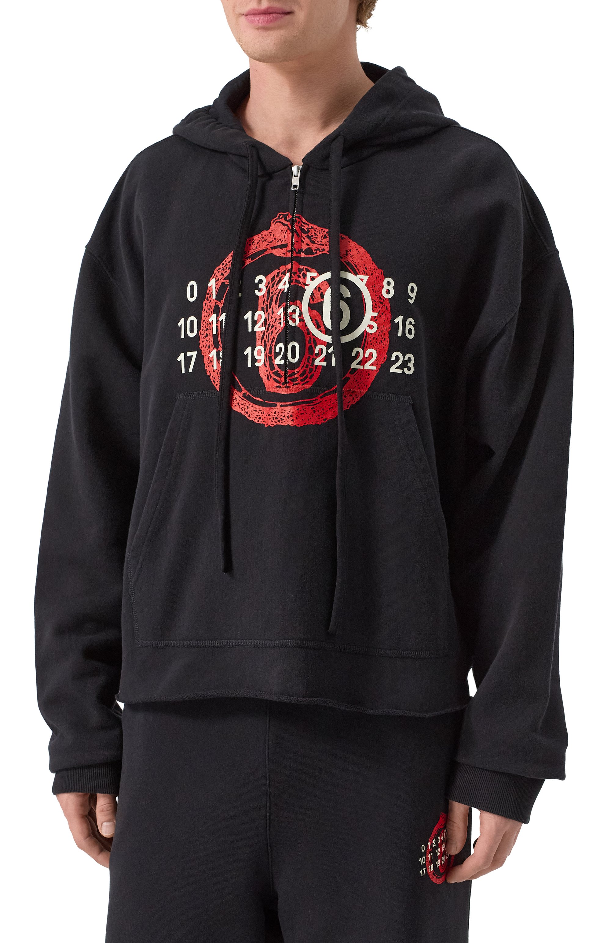 Хлопковое худи MM6, арт. SH2GU0017/M25014, фото 3