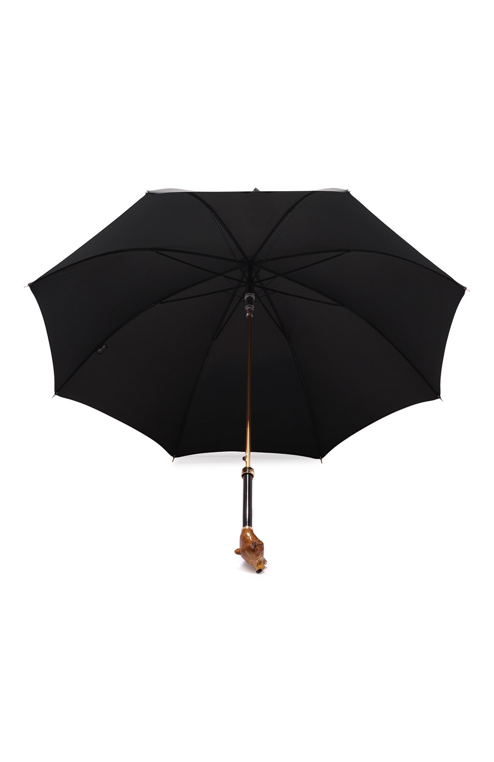 Зонт-трость PASOTTI OMBRELLI черного цвета по цене 47500 руб., арт. 0MITU0 479/RAS0 0XF0RD/18, фото 3 Зонт-трость PASOTTI OMBRELLI, арт. 0MITU0 479/RAS0 0XF0RD/18, фото 3