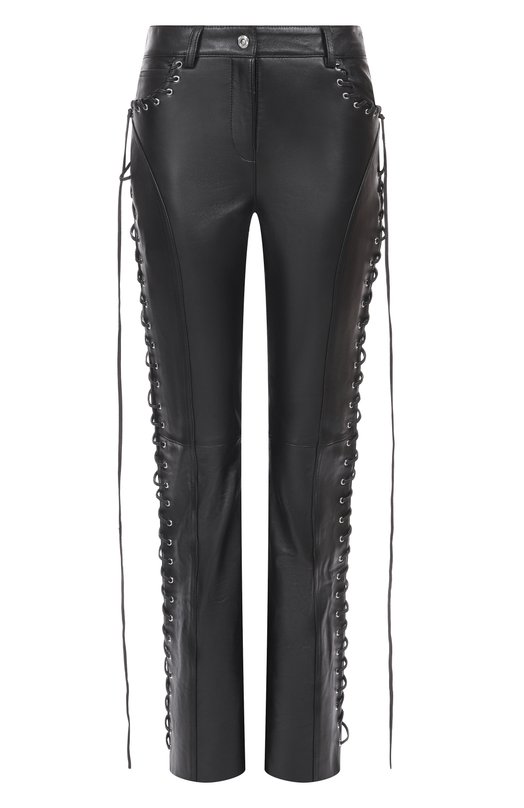 Кожаные брюки Blumarine 4L074A Чёрный 4L074A