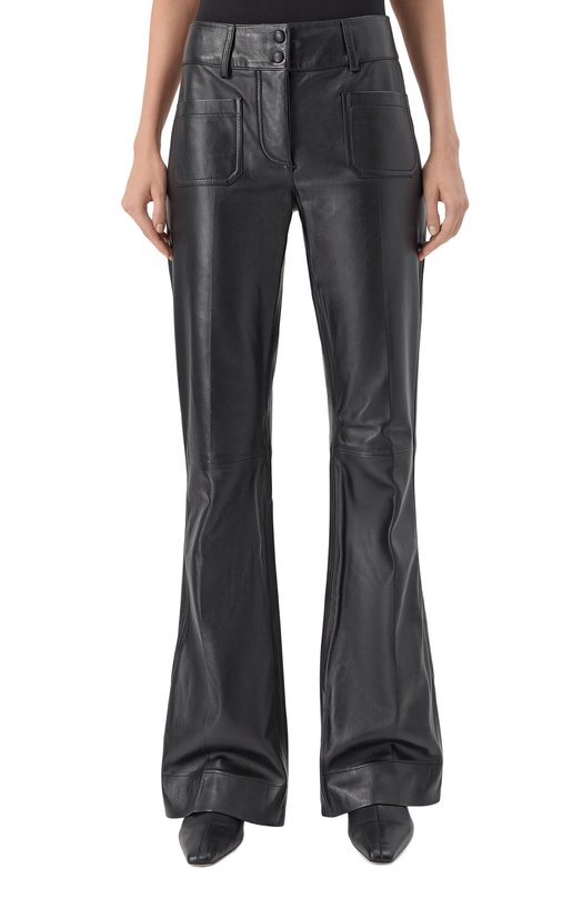 Кожаные брюки Jacob Lee WLP20125AW25B Чёрный  WLP20125AW25B Фото 3