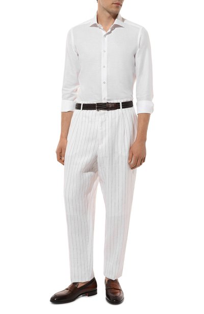 Льняные брюки BRUNELLO CUCINELLI, арт. MB401B2304, фото 2