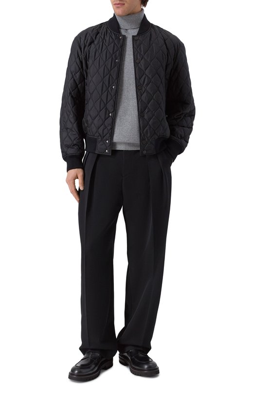 Шелковый бомбер MVST M25.1PM.0005/ZEGNA SILK Чёрный  M25.1PM.0005/ZEGNA SILK Фото 2