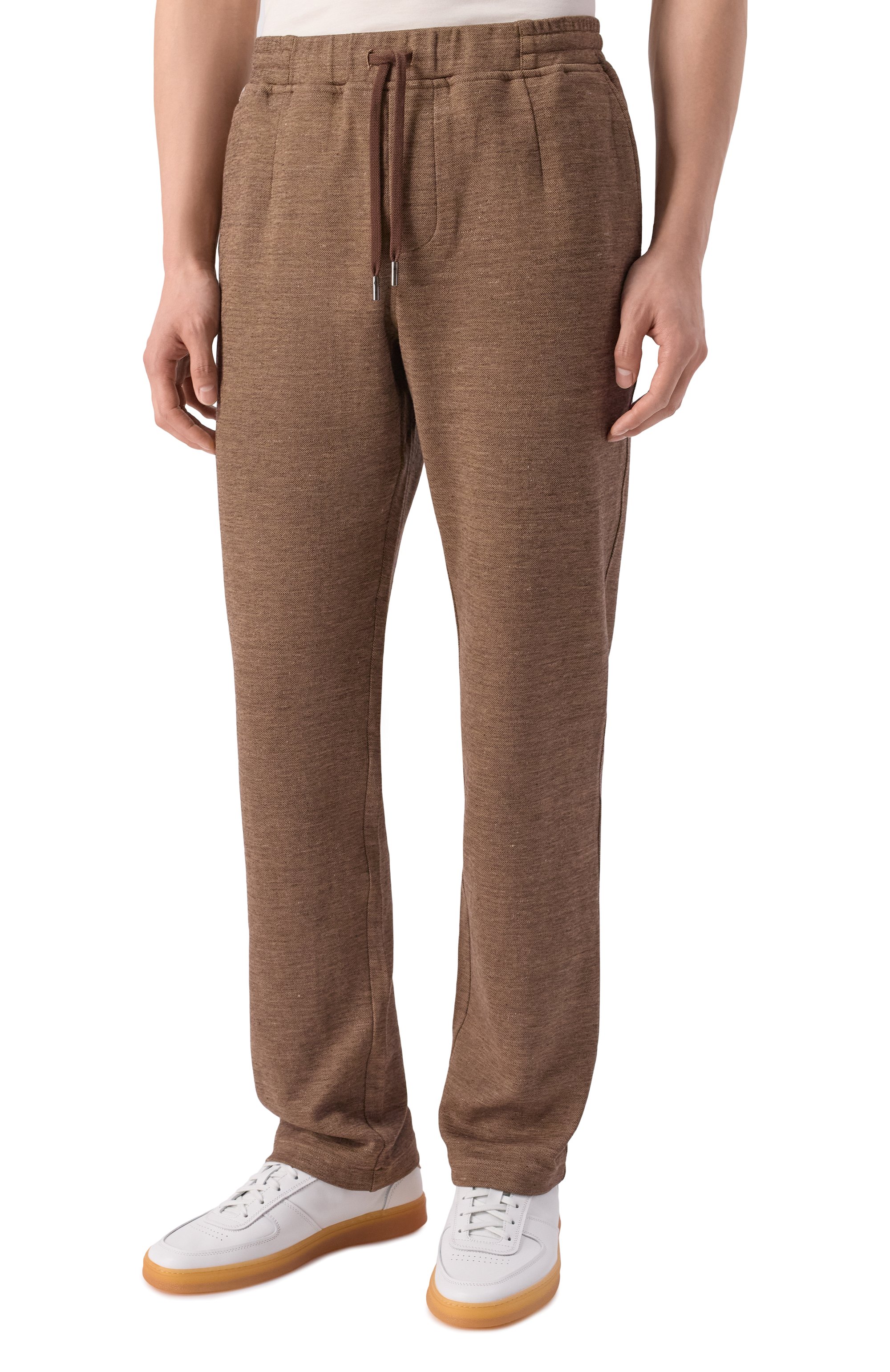 Брюки из хлопка и льна CAPOBIANCO, арт. 20M704.DH00., фото 3