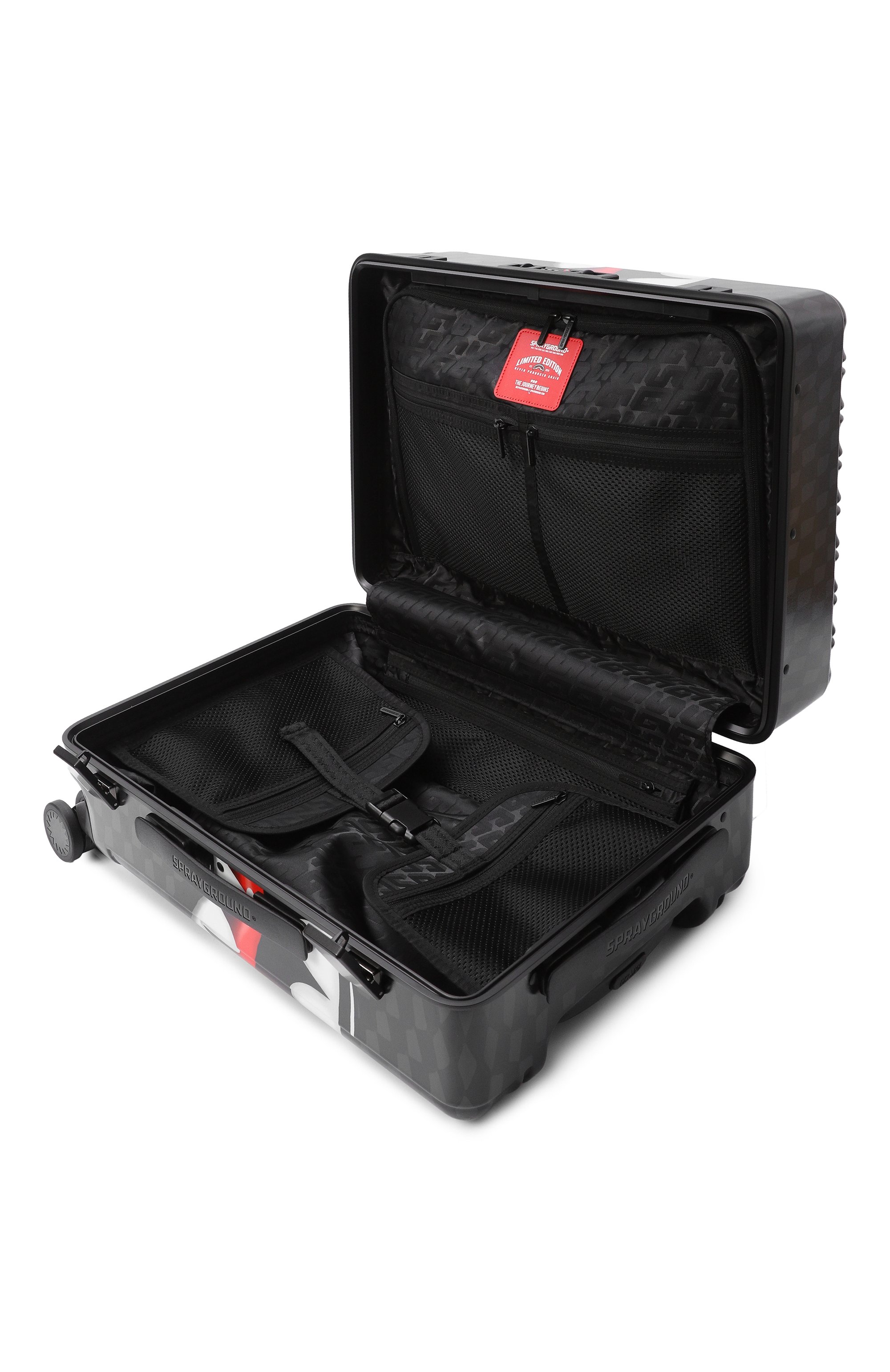 Чемодан midnight shadow SPRAYGROUND, арт. 910CL317NSZ/SIP BALL00N BLACK CARRY-0N LUGGAGE, фото 4