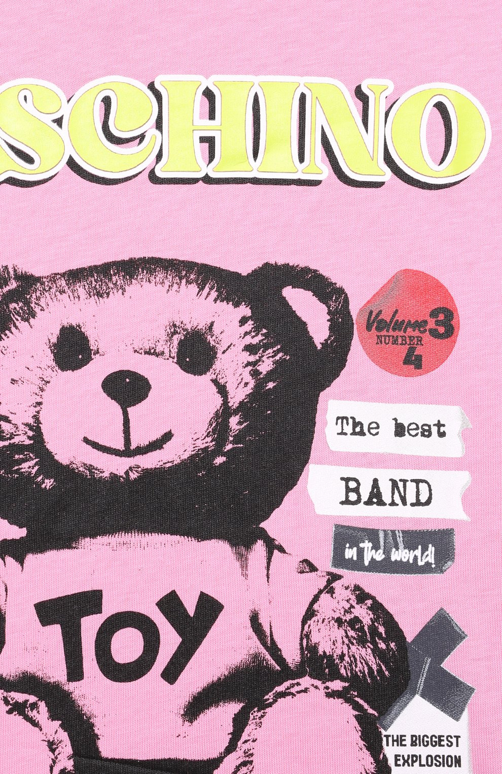 Хлопковая футболка MOSCHINO, арт. H8M03R/LAA20/4-8, фото 3