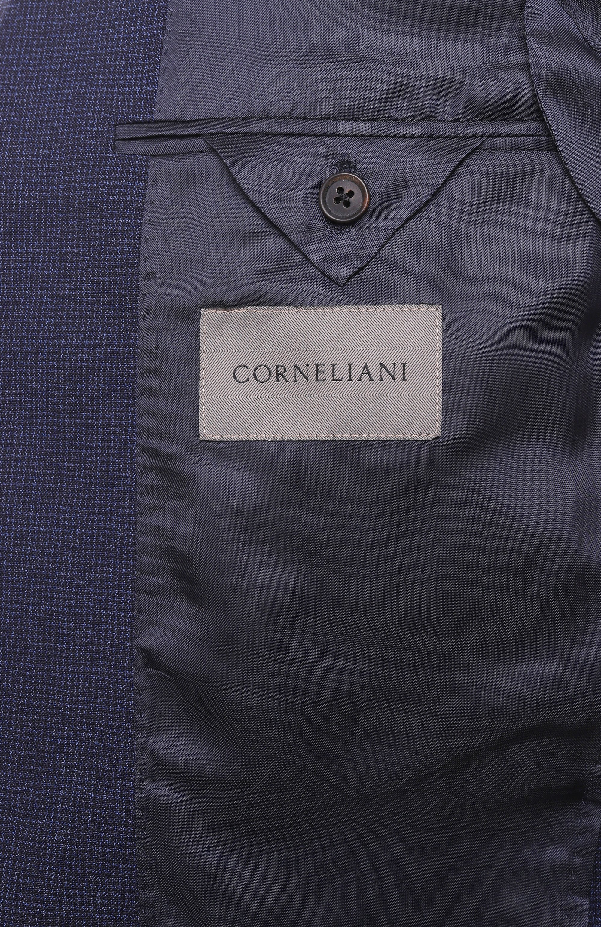Шерстяной костюм CORNELIANI темно-синего цвета по цене 160500 руб., арт. 25X008-2517432_SET, фото 10 Шерстяной костюм CORNELIANI, арт. 25X008-2517432_SET, фото 10
