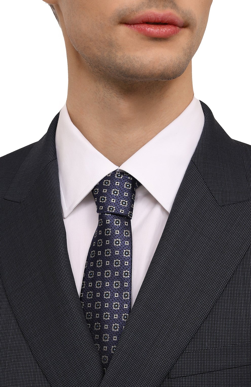 Шелковый галстук CANALI, арт. 18/HJ04146, фото 2