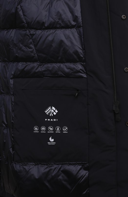 Пуховая парка Fradi Синий, фото 6