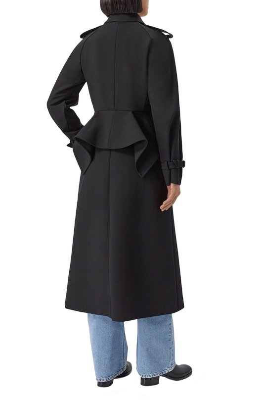 Тренч Max Mara FLAVI0 Чёрный  FLAVI0 Фото 4