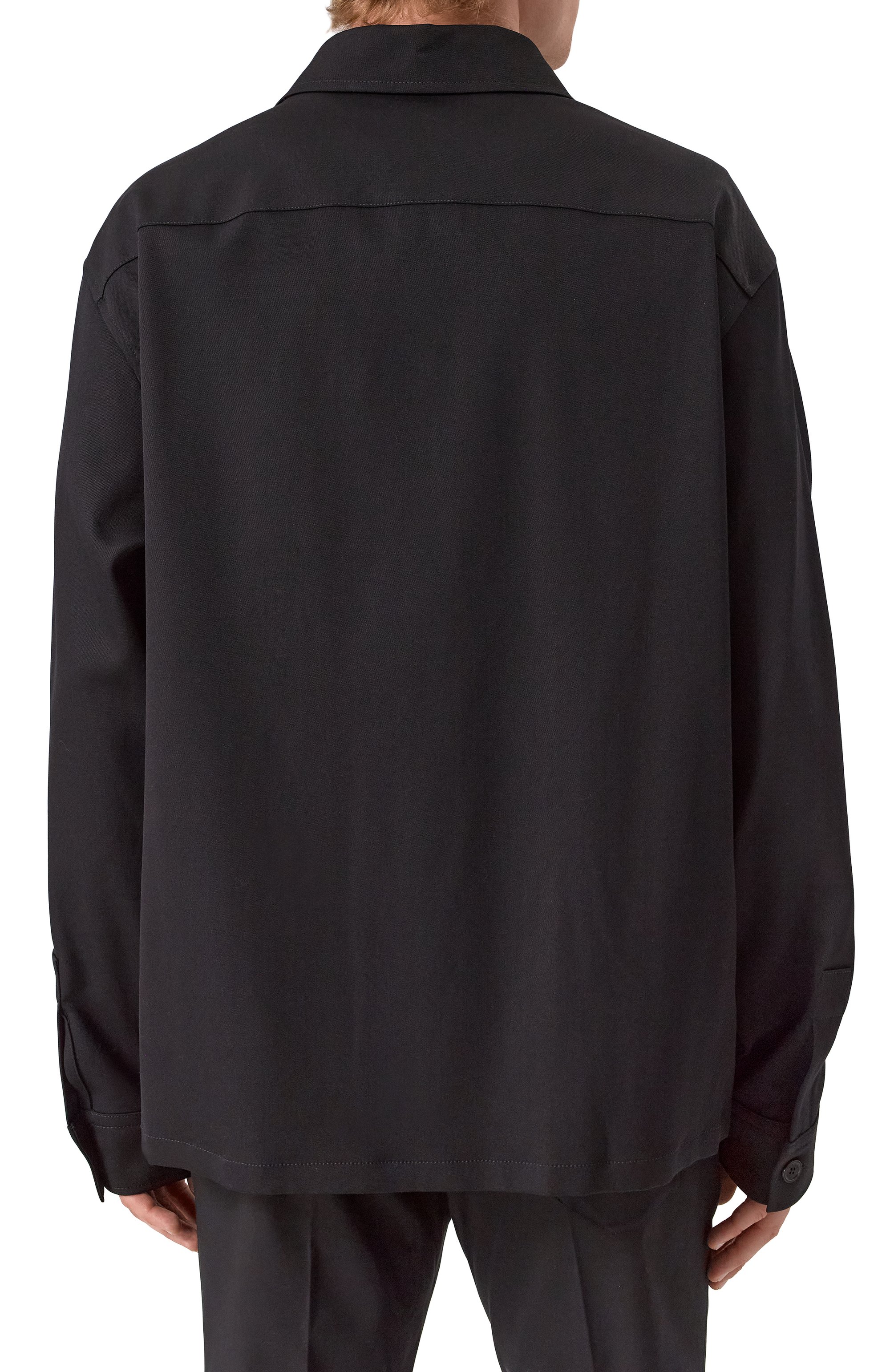 Шерстяная рубашка BALMAIN, арт. EH1HS391/WB01, фото 4