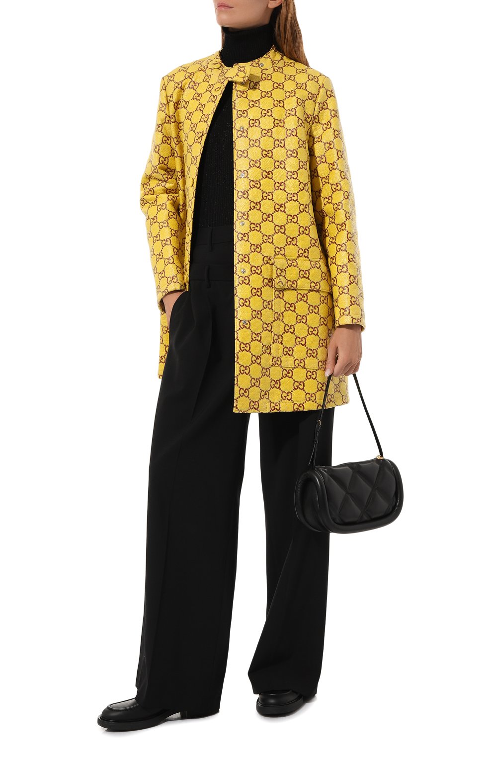 Пальто из хлопка и шерсти GUCCI, арт. 621368 ZAEFT, фото 2