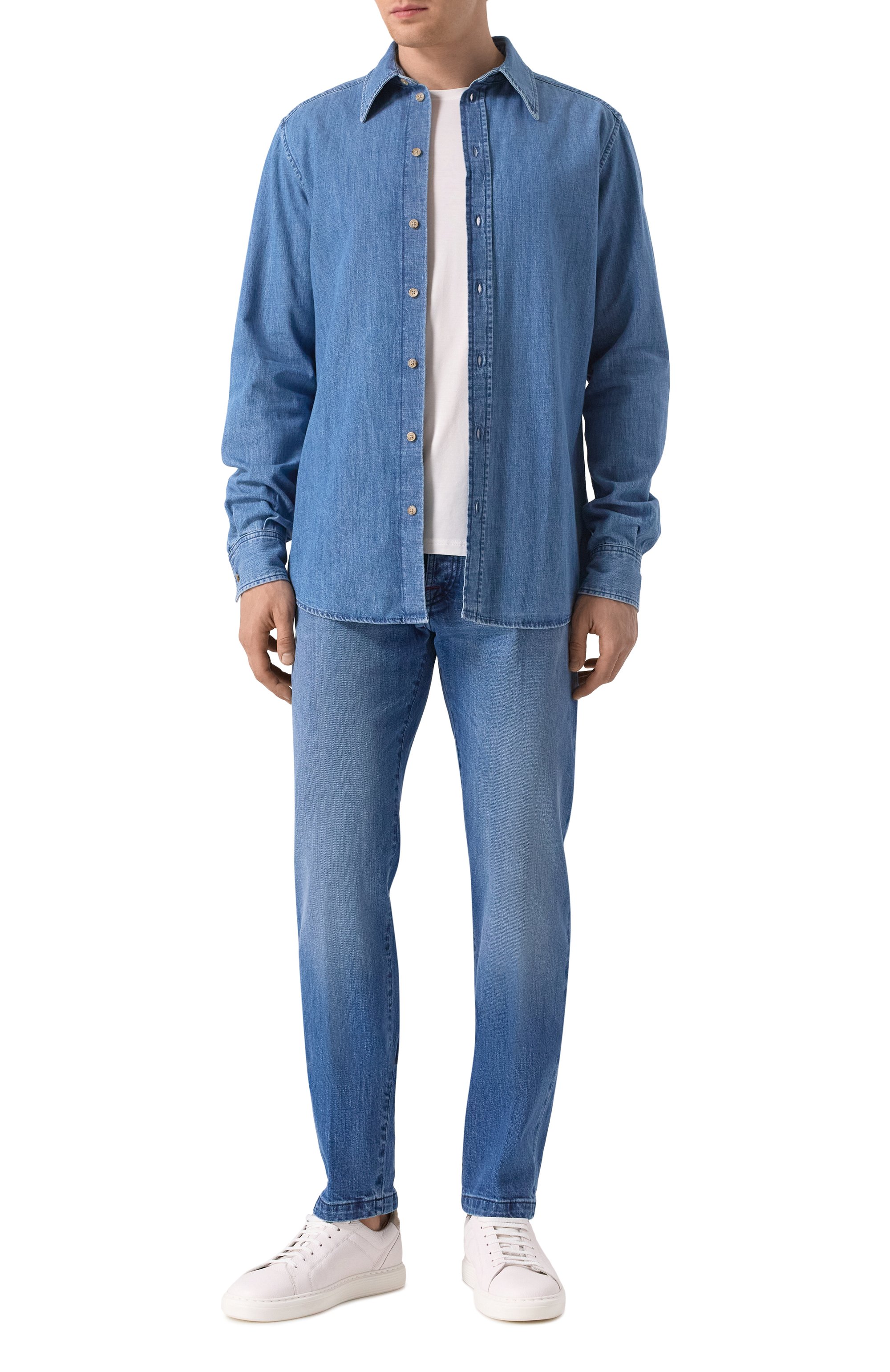 Джинсы KITON синего цвета по цене 199500 руб., арт. UPNJSK0625F01, фото 2 Джинсы KITON, арт. UPNJSK0625F01, фото 2