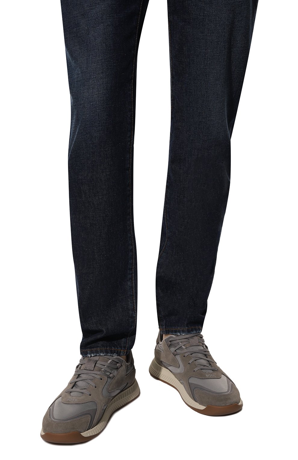 Комбинированные кроссовки BOSS, арт. 50485713, фото 3