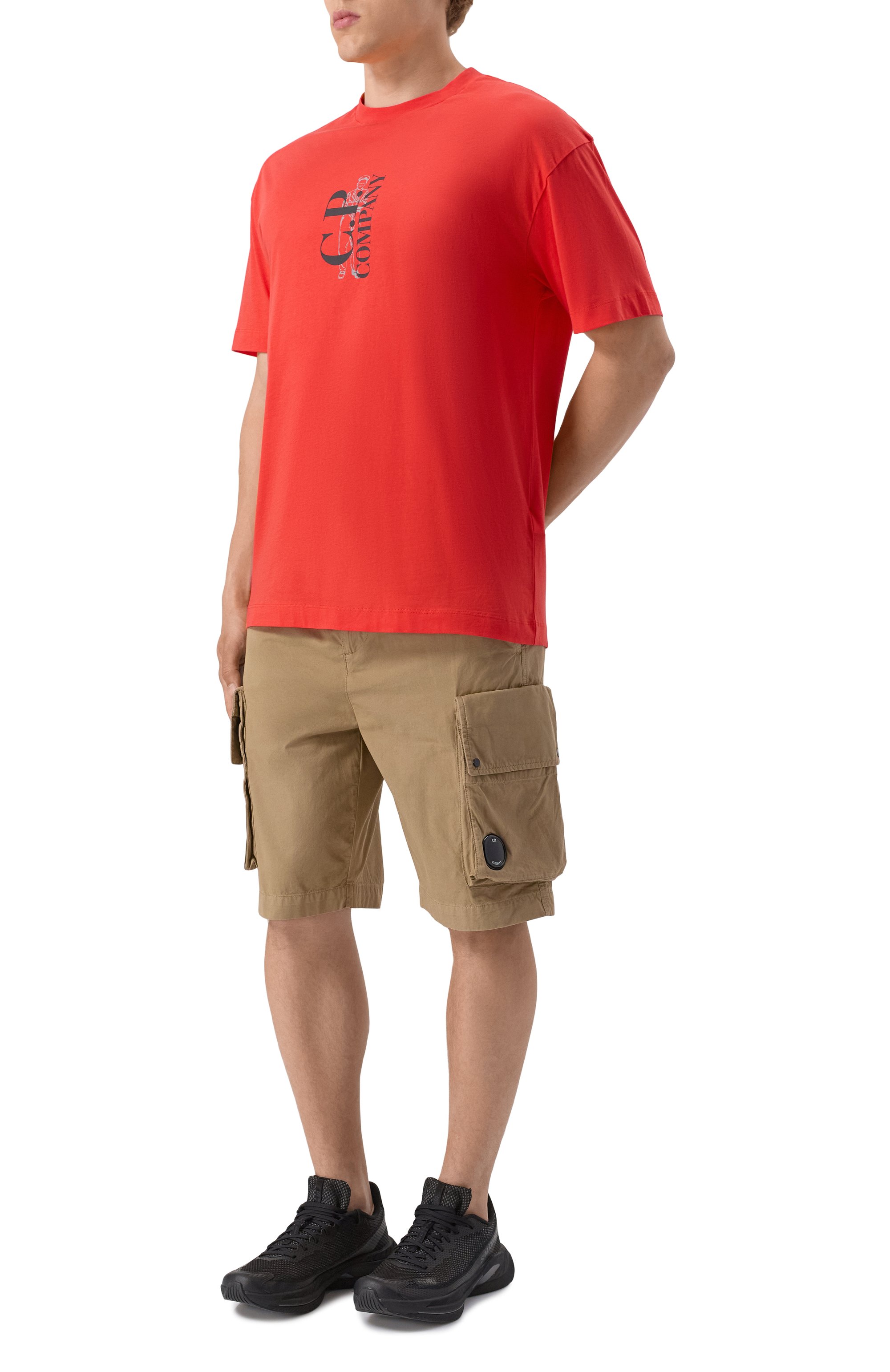 Хлопковые шорты C.P. COMPANY, арт. 18CMBE315A1103400, фото 2