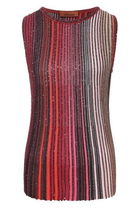 Женский топ из вискозы MISSONI красного цвета по цене 0 руб., арт. DS25SK0U/BK042D | Фото 1