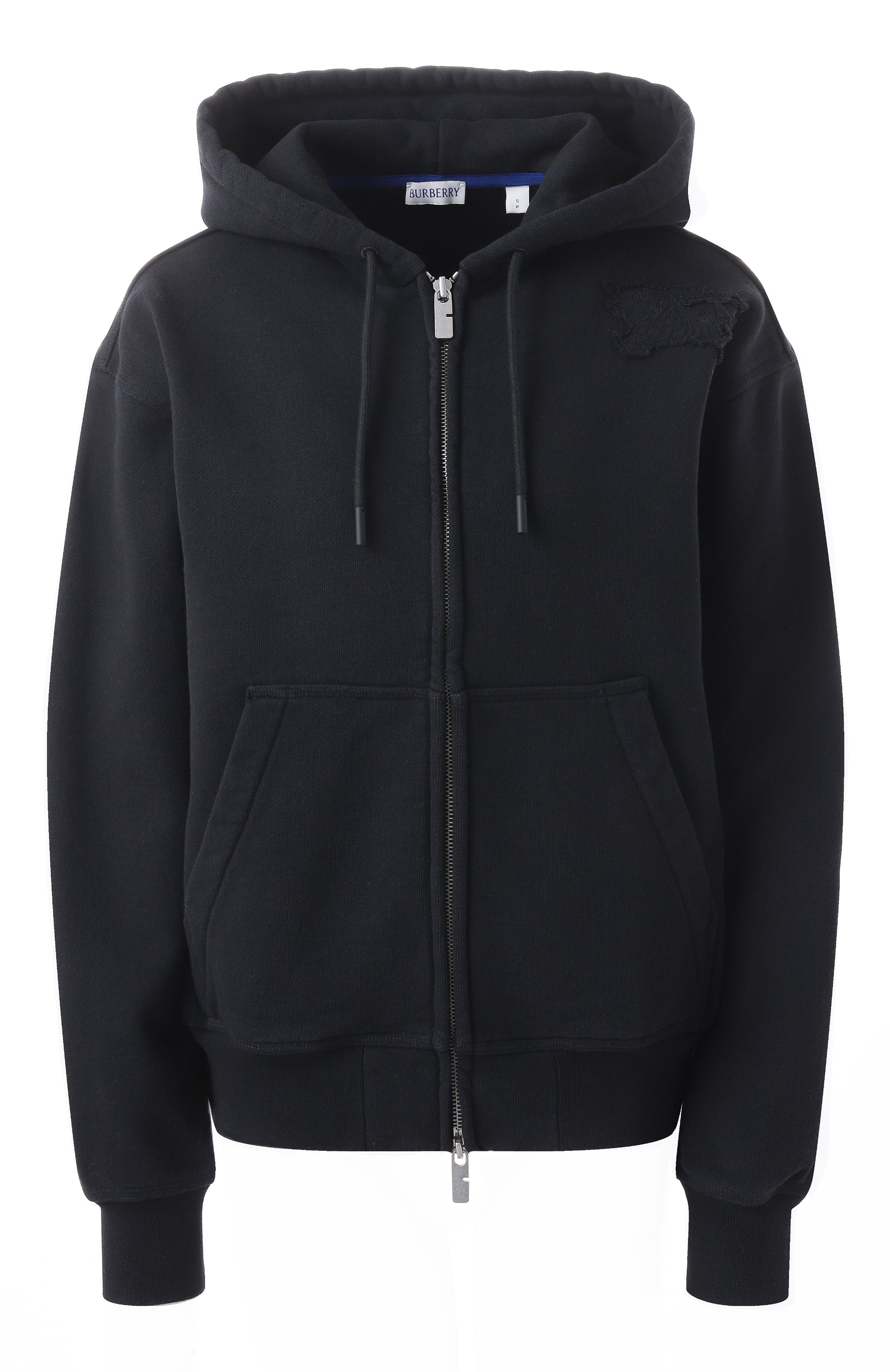 Хлопковая толстовка BURBERRY черного цвета по цене 94600 руб., арт. 8100745, фото 1 Хлопковая толстовка BURBERRY, арт. 8100745, фото 1