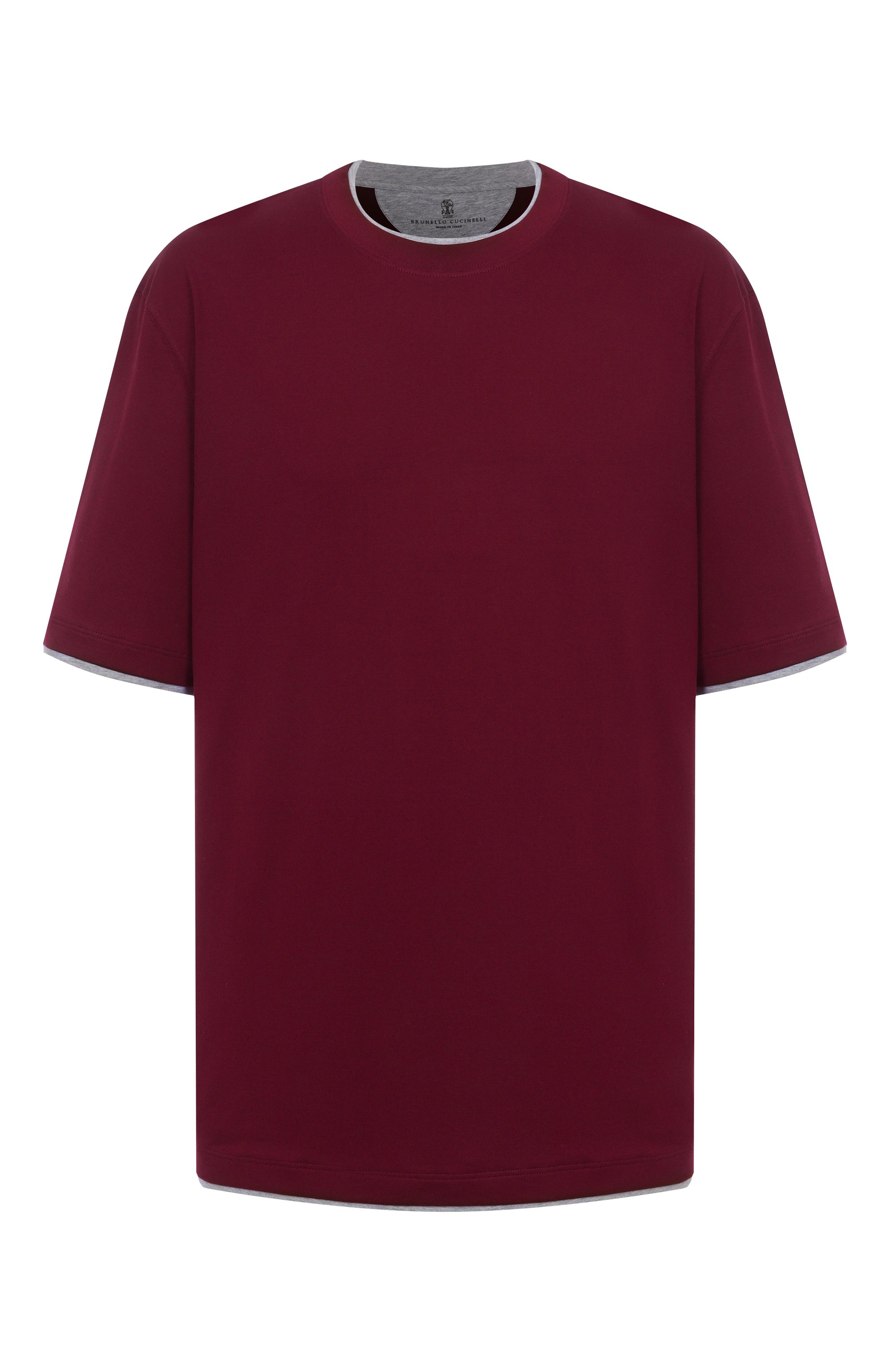 Хлопковая футболка BRUNELLO CUCINELLI, арт. M0B137427W, фото 1
