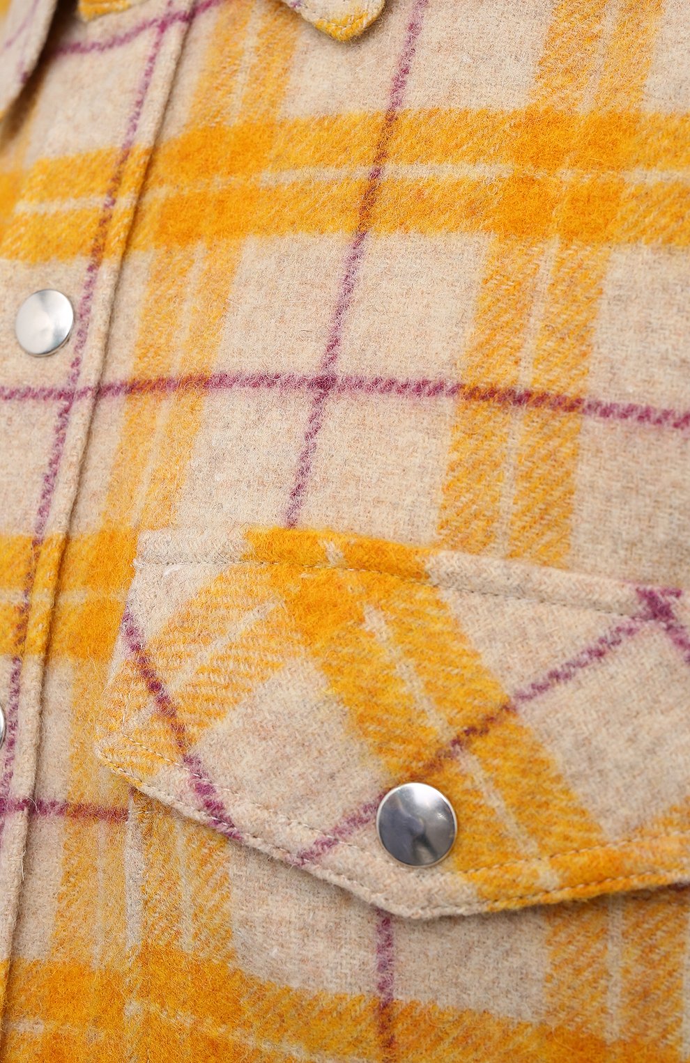 Шерстяная куртка ISABEL MARANT ETOILE желтого цвета по цене 45150 руб., арт. MA0953-21P064E/FAX0NLI, фото 5 Шерстяная куртка ISABEL MARANT ETOILE, арт. MA0953-21P064E/FAX0NLI, фото 5