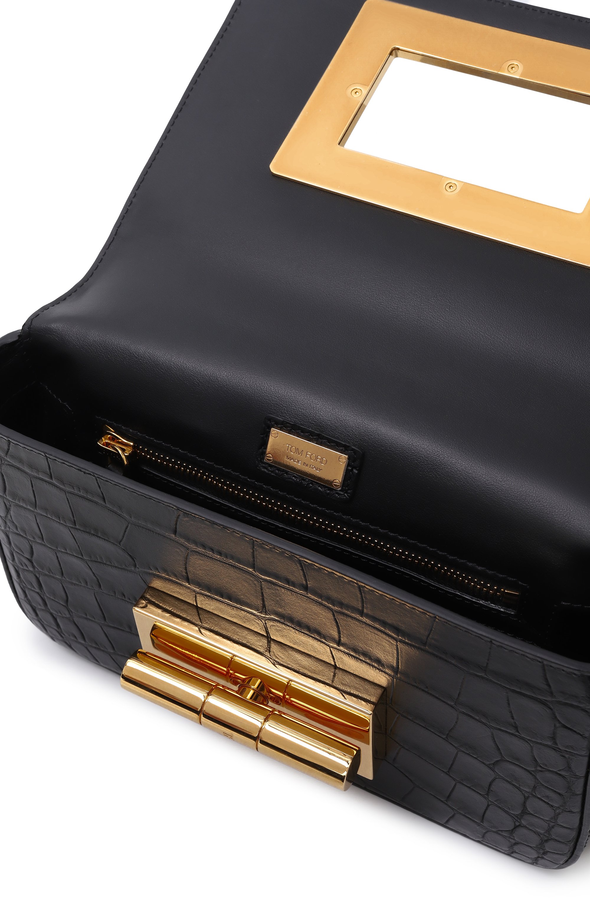 Сумка TOM FORD черного цвета по цене 430000 руб., арт. L0826TM0-LCL058/MG, фото 5 Сумка TOM FORD, арт. L0826TM0-LCL058/MG, фото 5