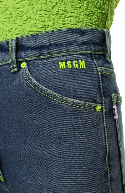 Джинсы MSGM синего цвета по цене 33300 руб., арт. 3241MDP54L 227276, фото 5 Джинсы MSGM, арт. 3241MDP54L 227276, фото 5