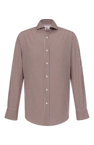 Мужская хлопковая рубашка BRUNELLO CUCINELLI, арт. MY6471718