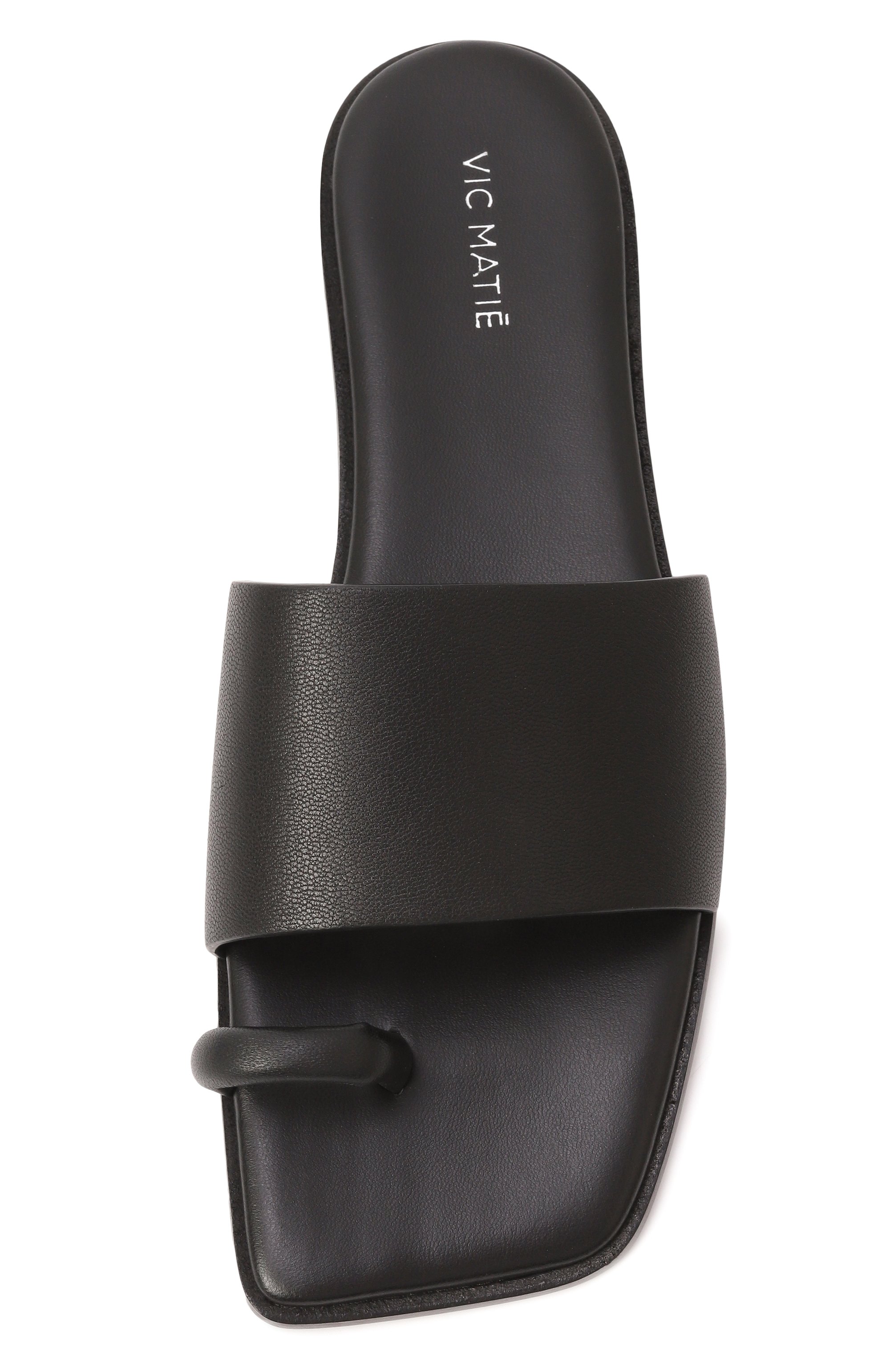 Кожаные шлепанцы VIC MATIE, арт. 1G3764D_G42G200101, фото 6