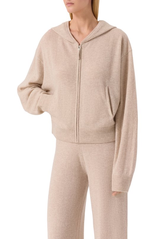 Кардиган из шерсти и кашемира Allude 255/17700 Бежевый  255/17700 Фото 3