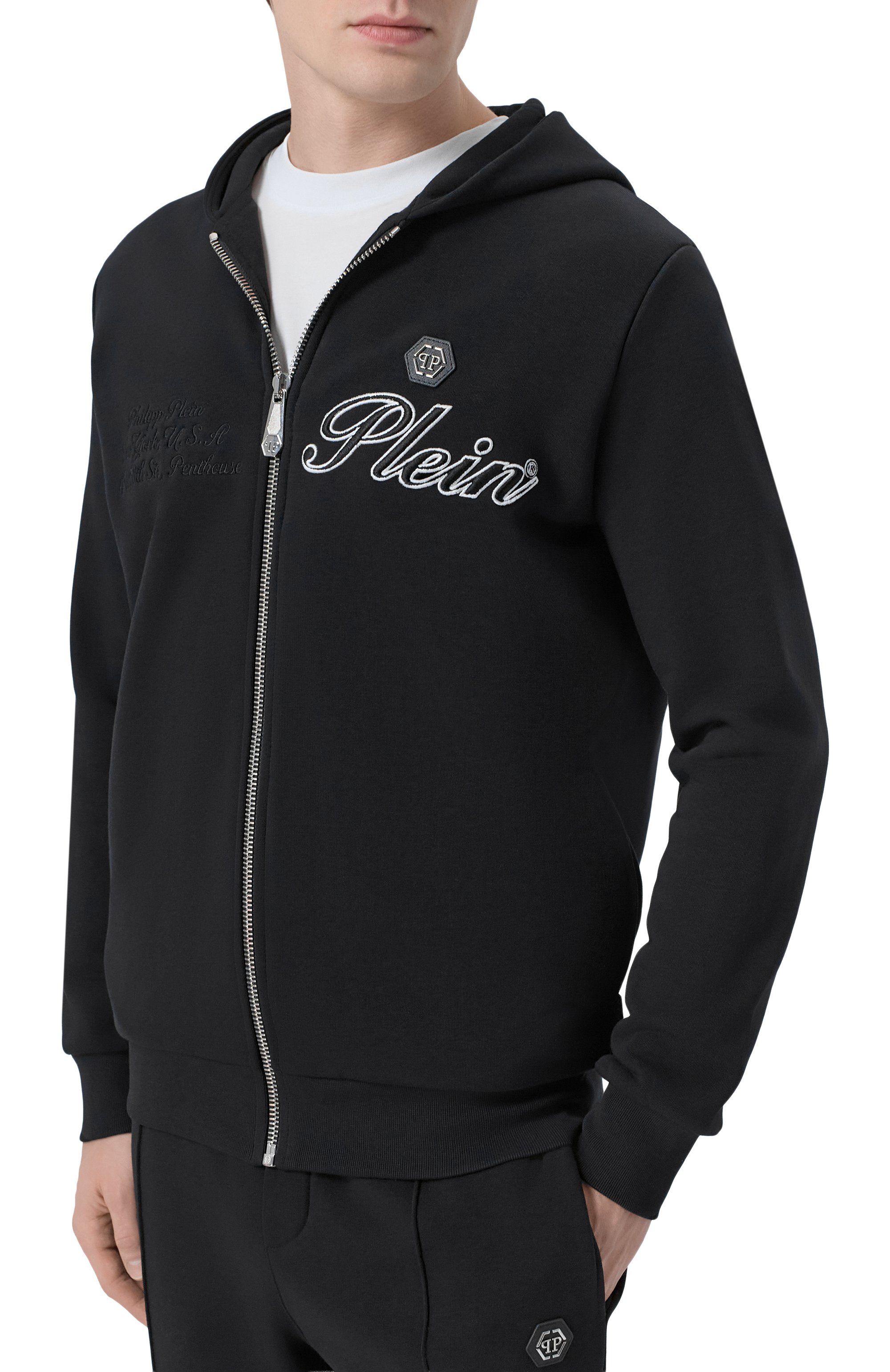 Хлопковая толстовка PHILIPP PLEIN, арт. SAFC MJB3953 PTE180N, фото 3