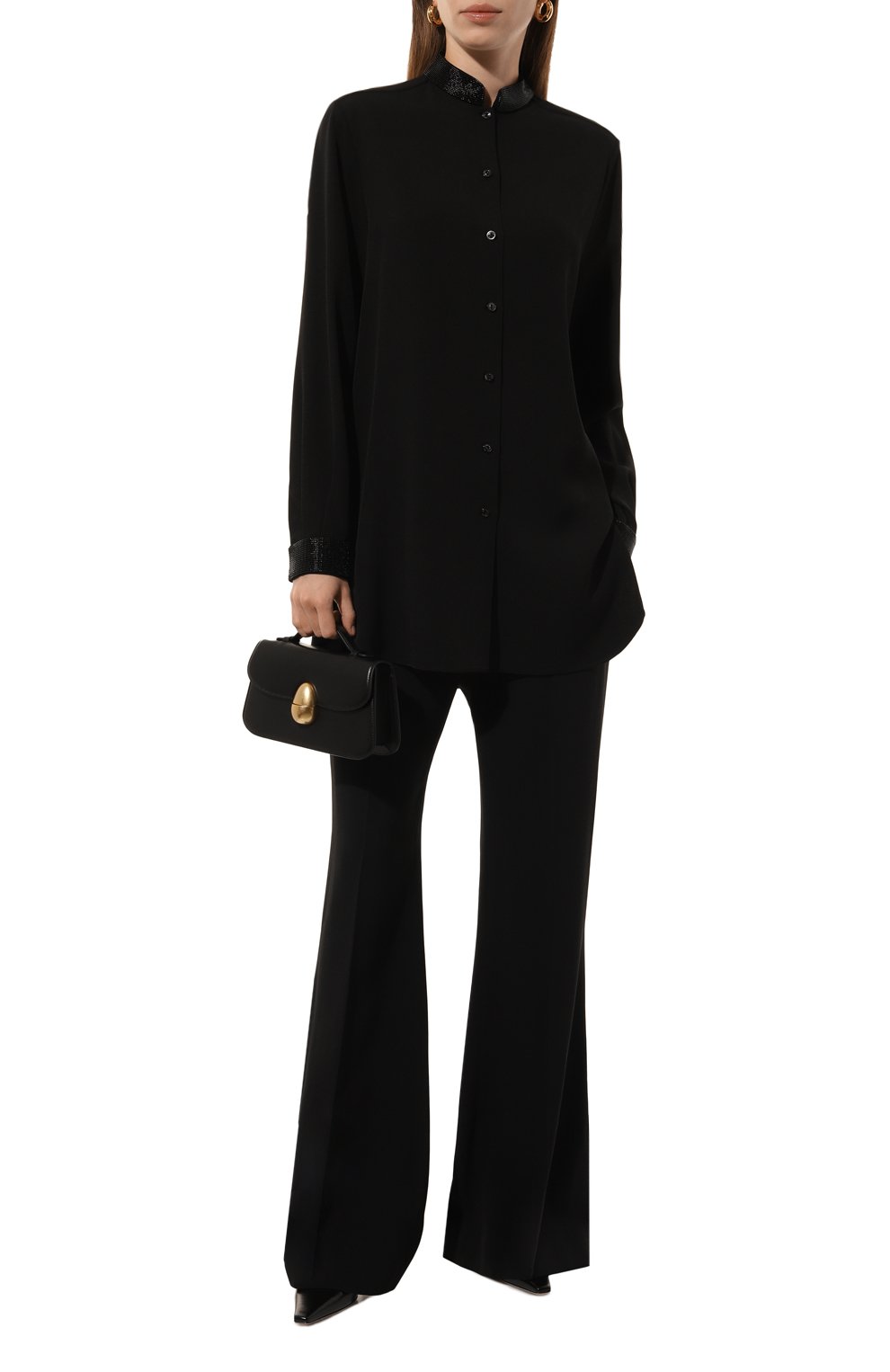 Рубашка из вискозы и шерсти AGNONA, арт. TD0803E/U5064E, фото 2