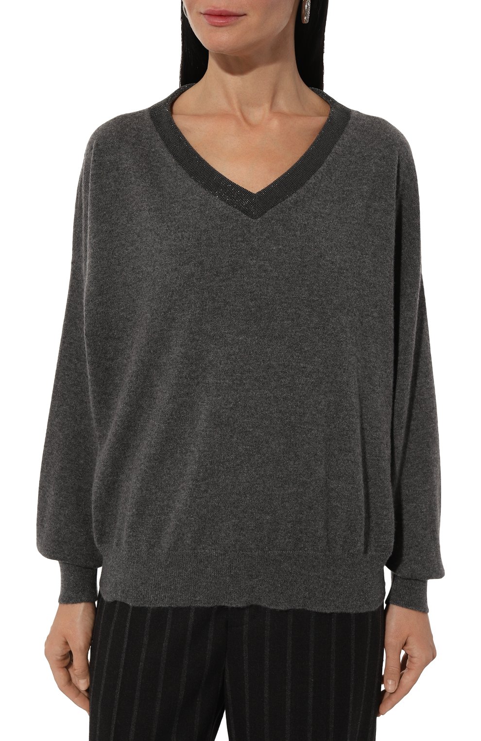 Кашемировый пуловер BRUNELLO CUCINELLI, арт. M12190102P, фото 3